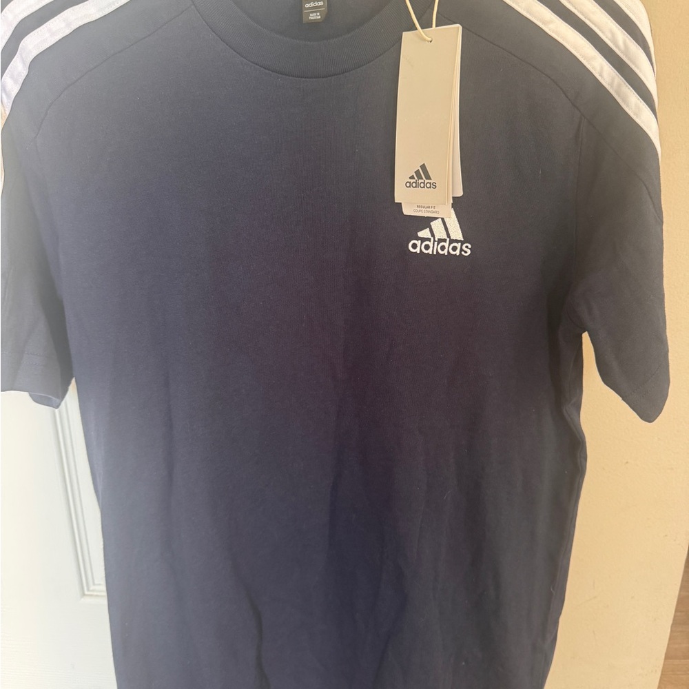 Adidas Men's Navy Short Sleeve Tee
